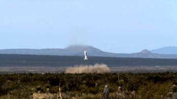 Elképesztő landolással ért földet a Blue Origin rakétája