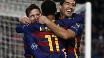 Messi–Suárez–Neymar: többet lőtt idén, mint az egész Real, PSG