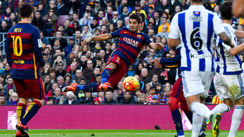 Messi a 90. percig nézte a Neymar-Suarez-showt