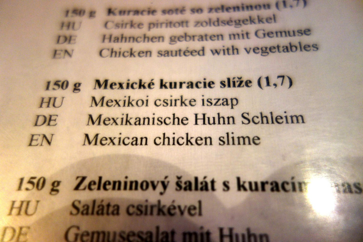 Evett már ön csirkeiszapot? És mexikóit?