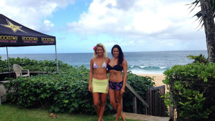 Bódi Sylvi és playmate barátnője most Hawaii-n senyvednek