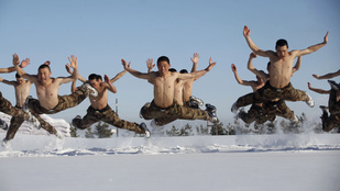 Fázik? Észak-Kínában -26 fokban volt a hidegtűrés-edzés