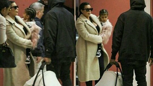 Kim Kardashian most először mutatkozott a kisfiával