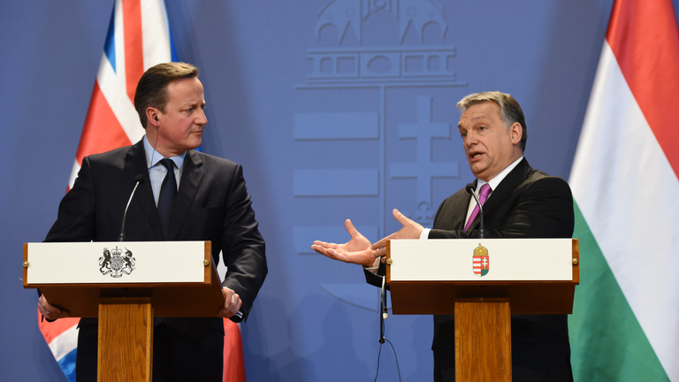 Orbán: Mi nem vagyunk migránsok Angliában