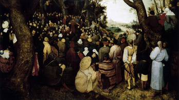 Kiadható Pieter Bruegel Keresztelő Szent János prédikációja című képe