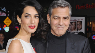 George Clooney és felesége akkorát bulikáztak, mint az ólajtó