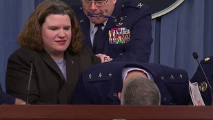 A Pentagon sajtótájékoztatójától egy tábornok is kifeküdt