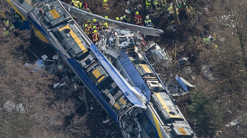 Emberi mulasztás okozta a németországi vonatbalesetet az ügyészség szerint