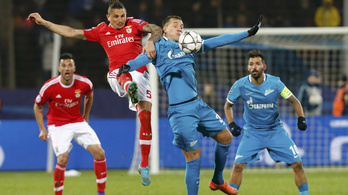 Lélekölő gólokkal ment tovább a Benfica a BL-ben