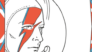 David Bowie-ból falvédő után kifestő is lett