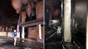 Hajléktalanok gyújtották fel a volt MDF-székházat