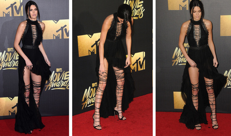 Kendall Jenner melléfogott az MTV Movie Awards-on