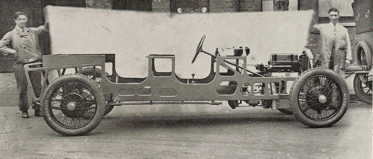 A világ első, sorozatgyártott, teherviselő, önhordó karosszériája 1922-ből a Lancia Lambdánál