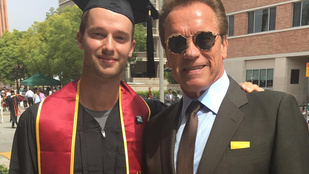Arnold Schwarzenegger most nagyon büszke a fiára