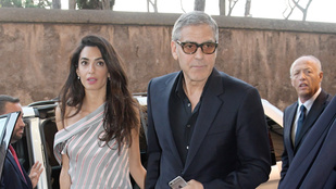 George Clooney egy igazi úriember, el is vitte a feleségét egy római randira