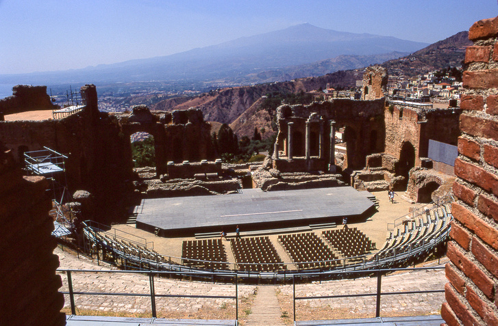 Taorminai görög színház, ami oly csodás
