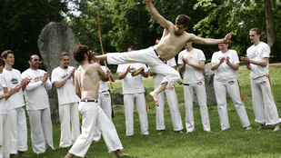 Élőzene, akrobatika, játék, önvédelem – ez a capoeira, a táncba bújtatott harcművészet