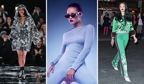 Rihanna a divatvilág egyik legnagyobb kedvence