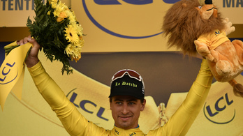 Sagan nem is tudta, hogy nyert, aztán még a sárga trikó is az övé lett