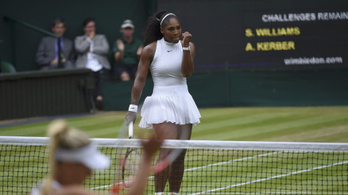 Williams visszavágott Wimbledonban, 22 Grand Slammel beérte Steffi Grafot