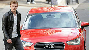 Justin Timberlake és Audi A1 kémfotó