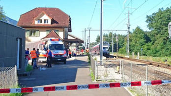 Késelés egy svájci vonaton, hat sérült