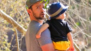 Justin Timberlake gyereke szépen cseperedik