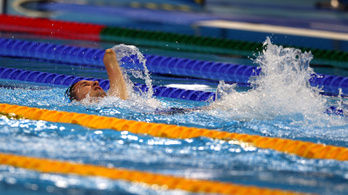 Vereczkei Zsolt bronzérmes 50 méter háton