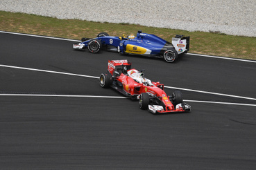 Sebastian Vettel és Marcus Ericsson