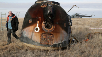 Kazah sztyeppén landoltak a Nemzetközi Űrállomás űrhajósai