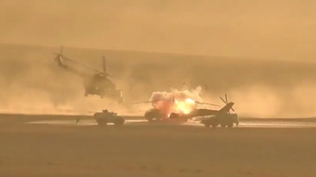 Felvette az Iszlám Állam, hogyan robbant fel egy orosz helikoptert