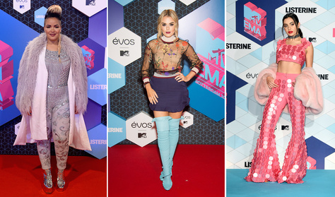 Lotyós celebnők öntötték el az MTV EMA-t