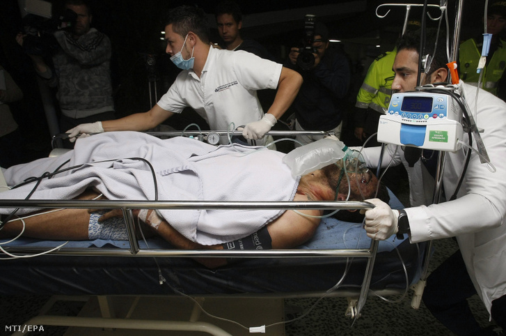 Alan Ruschel brazil labdarúgó az első túlélő, akit kórházba szállítottak