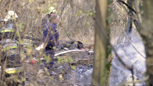 Holttestet találtak egy kiégett óbudai faház romjai között