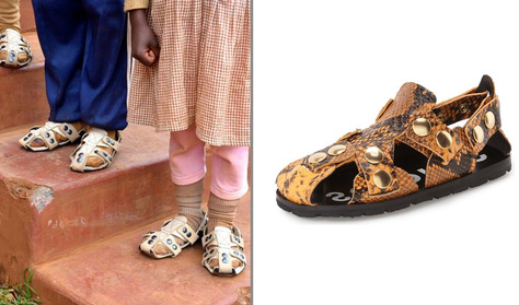 Afrikai gyerekek cipőjét koppinthatta le az Acne