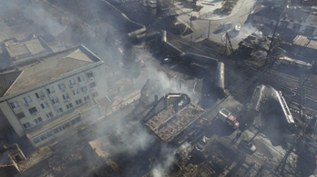 Felrobbant egy gázszállító tehervonat Bulgáriában: 4 halott