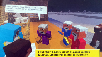 Szépen repül a pixelmegváltó a Minecraft Bibliában