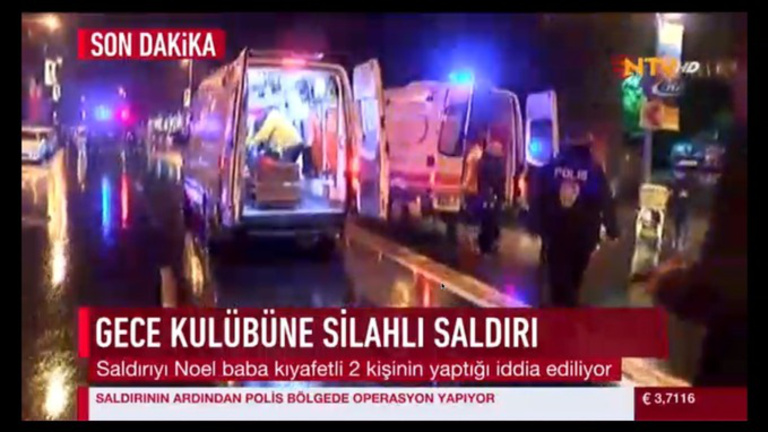 Legalább 39-en meghaltak a szilveszteri isztambuli terrortámadásban