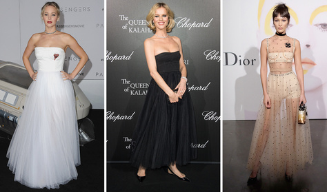 Kinek áll jobban a mellkidobós Dior?