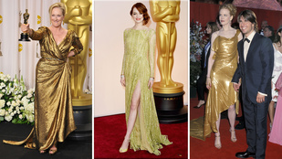 Nézzen Oscar szobornak öltözött hírességeket!