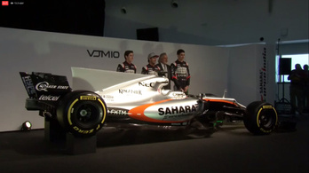 F1-űrsiklónak néz ki a Force India-Mercedes