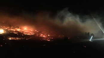 Órákig oltották a tüzet a Kőszegi-hegységben
