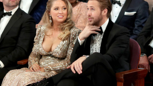 Ryan Gosling Eva Mendes helyett ezt a dögös nőt vitte el az Oscarra