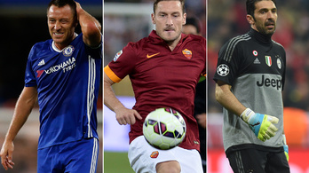 Totti, Terry és Buffon a klubhűség szimbólumai
