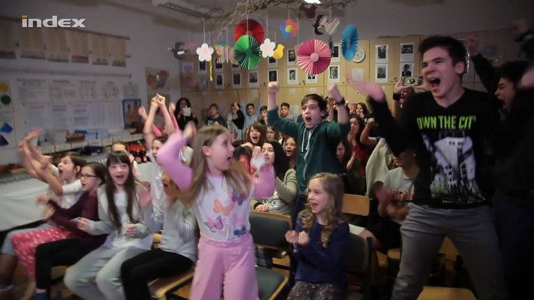 Így örültek a gyerekek a Mindenki Oscar-díjának