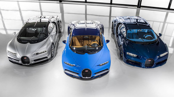 Elkészültek az első Bugatti Chironok