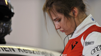 Az Audi gyári csapatában versenyez a 16 éves Keszthelyi Vivien
