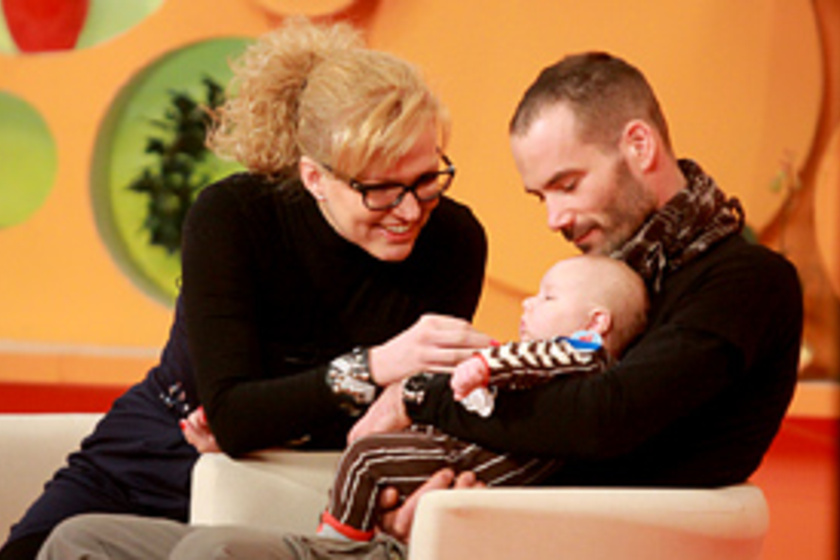 Ritka közös fotó! Élő adásban mutatta meg 2 hónapos kisfiát Marót Viki