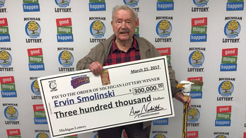 94. születésnapján nyert a lottón egy háborús veterán