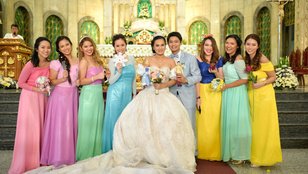 Disney-hercegnőknek öltöztette koszorúslányait az esküvőjén